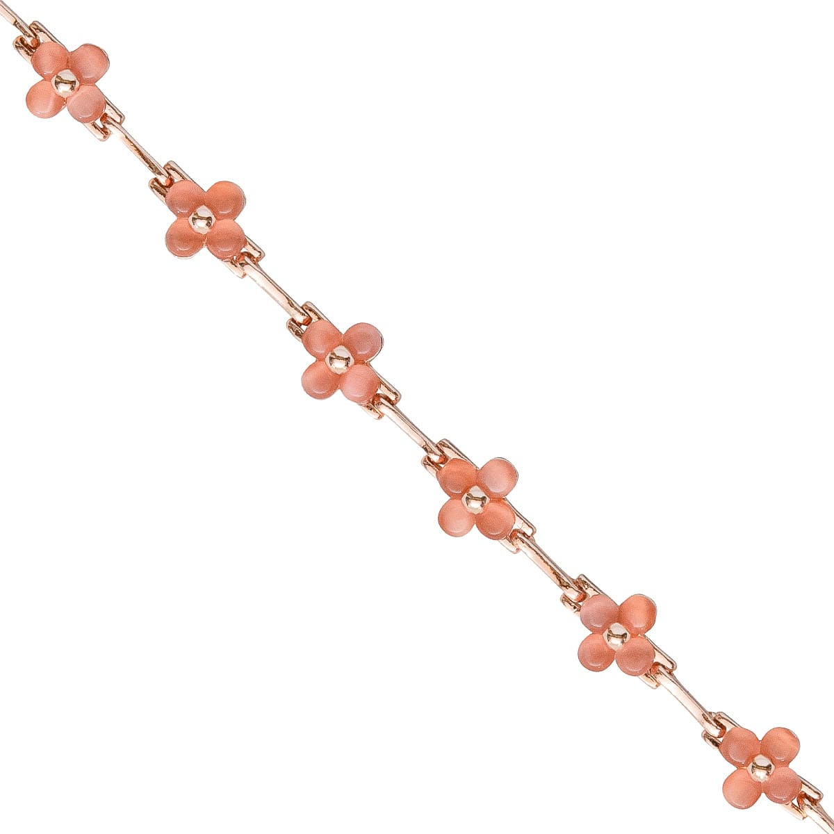 K.V. Fuchs Design Schmuck Damen Armband in rotgold mit Schmucksteinen in rosa »A-22-55« K.V. Fuchs Design Schmuck Damen Armband in rotgold mit Schmucksteinen in rosa »A-22-55«