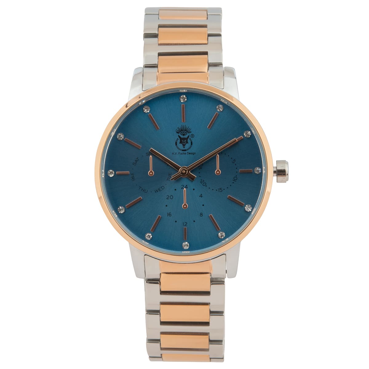 K.V. Fuchs Design, Armbanduhr, Damen, Zirkonia, weiß - 14041939 K.V. Fuchs Design, Armbanduhr, Damen, Zirkonia, weiß - 14041939