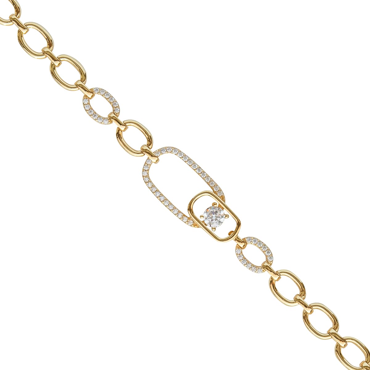 K.V. Fuchs Design Schmuck Damen Armband in gold mit Zirkonia in weiß »A-22-53« K.V. Fuchs Design Schmuck Damen Armband in gold mit Zirkonia in weiß »A-22-53«