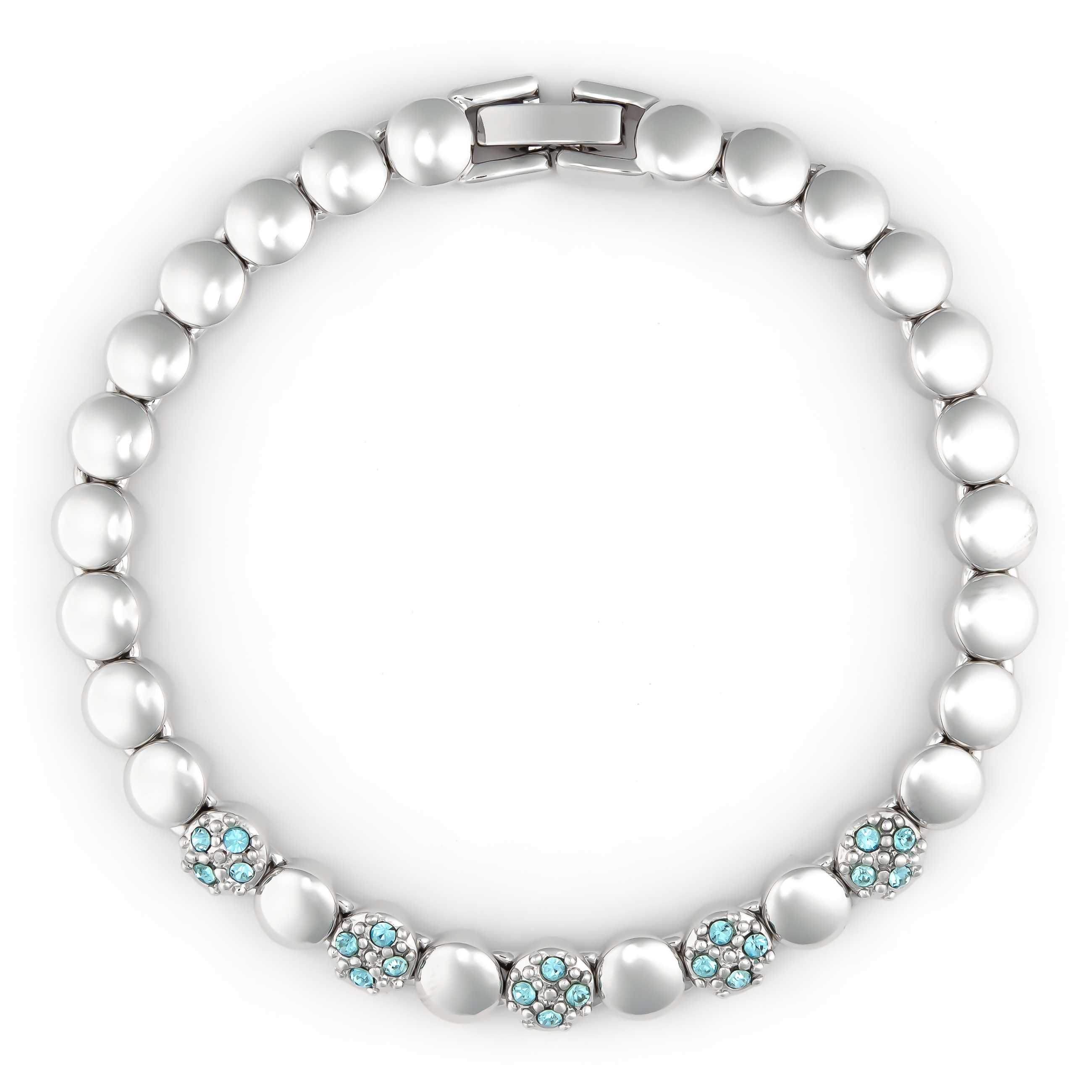 K.V. Fuchs Design Schmuck Damen Armband in silber mit Zirkonia in blau »A-22-22« K.V. Fuchs Design Schmuck Damen Armband in silber mit Zirkonia in blau »A-22-22«
