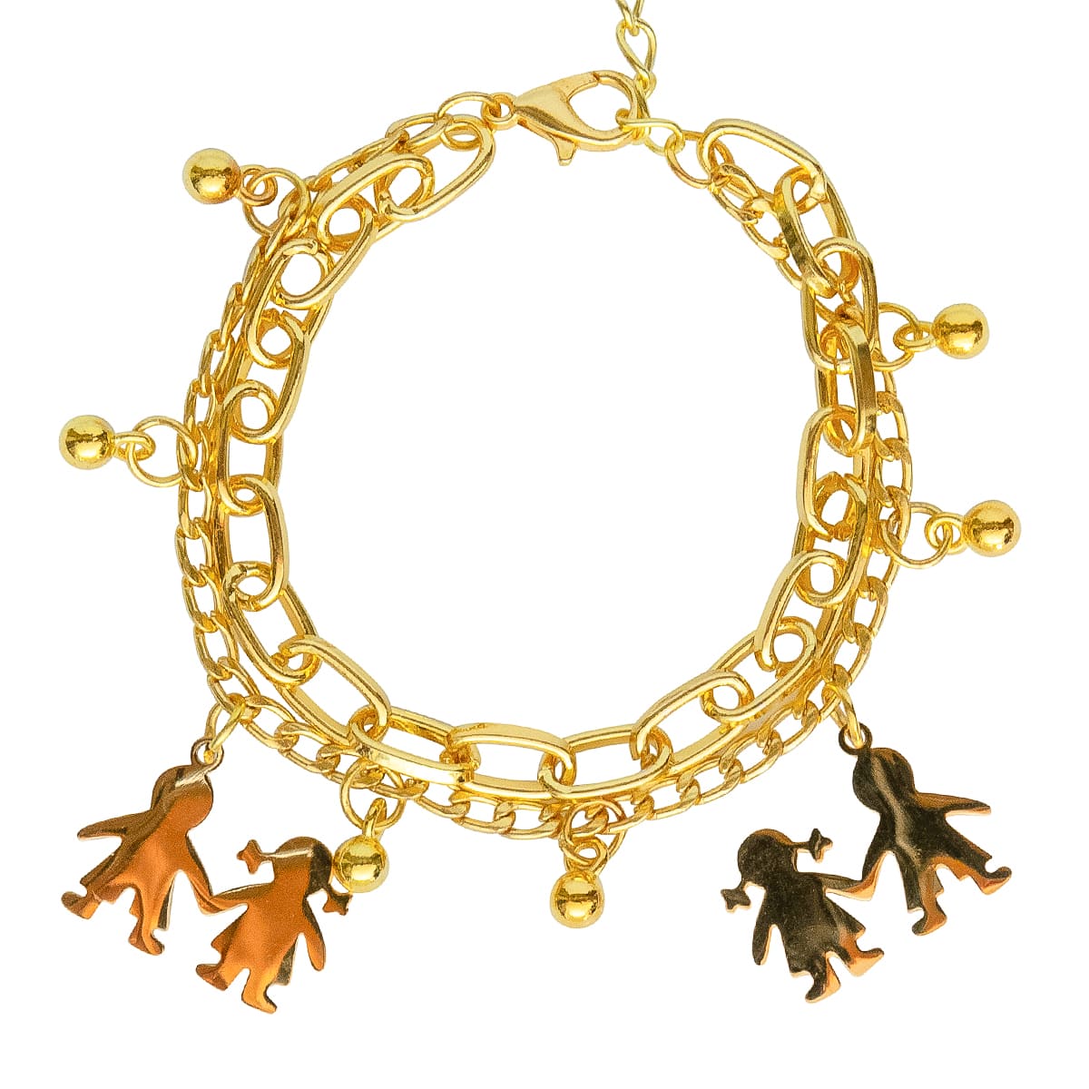 K.V. Fuchs Design Schmuck Damen Bettelarmband Best Friends in gold »A-22-57« K.V. Fuchs Design Schmuck Damen Bettelarmband Best Friends in gold »A-22-57«
