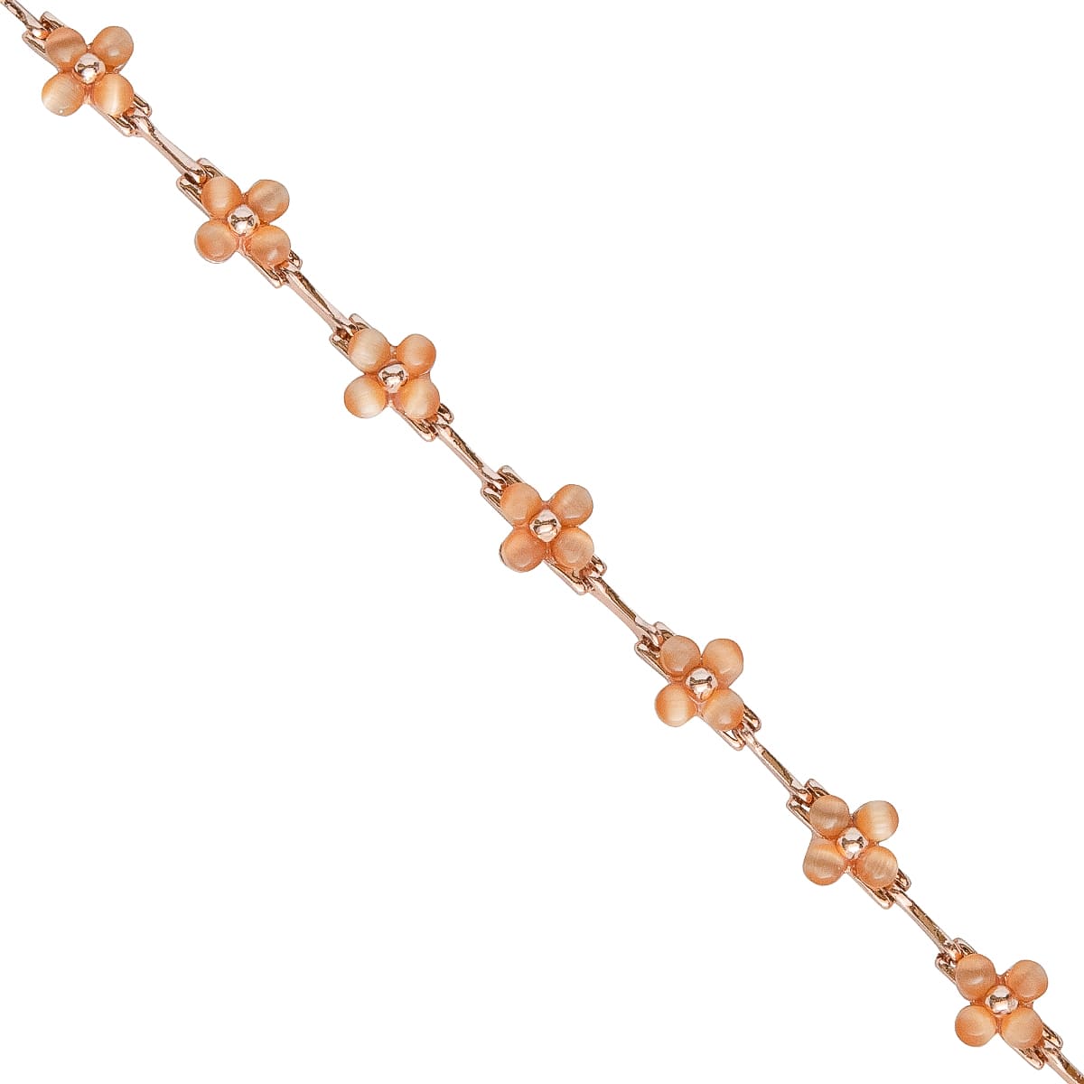 K.V. Fuchs Design Schmuck Damen Armband in rotgold mit Schmucksteinen in mondstein »A-22-55« K.V. Fuchs Design Schmuck Damen Armband in rotgold mit Schmucksteinen in mondstein »A-22-55«