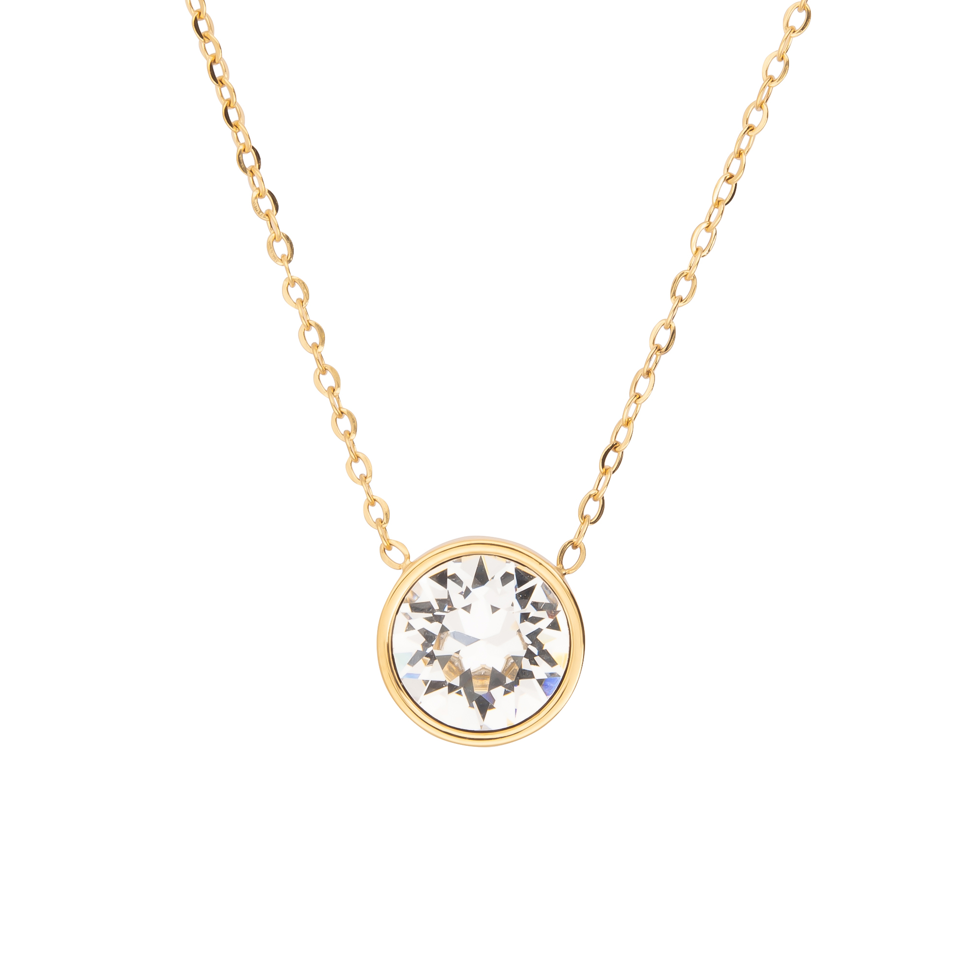 K.V. Fuchs Design Schmuck Damen Edelstahl Kette mit Anhänger und Zirkonia »ED-Kette-2901« K.V. Fuchs Design Schmuck Damen Edelstahl Kette mit Anhänger und Zirkonia »ED-Kette-2901«