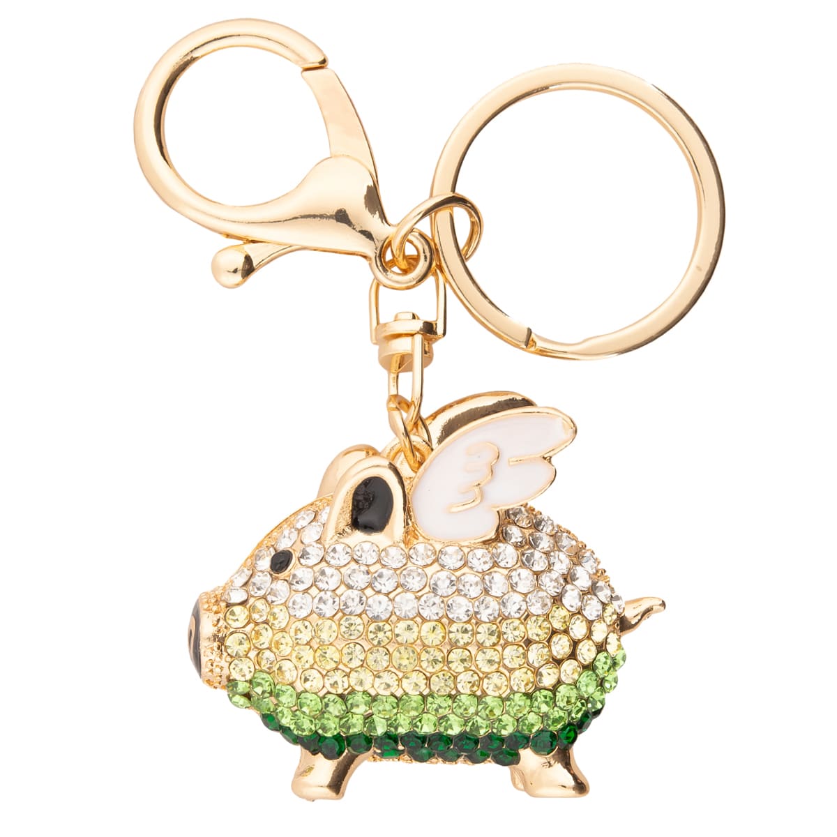 K.V. Fuchs Design Schmuck Schwein mit Flügeln Anhänger für Handtasche, Koffer, Schlüsselbund mit Zirkonia »Acc-Schwein« K.V. Fuchs Design Schmuck Schwein mit Flügeln Anhänger für Handtasche, Koffer, Schlüsselbund mit Zirkonia »Acc-Schwein«