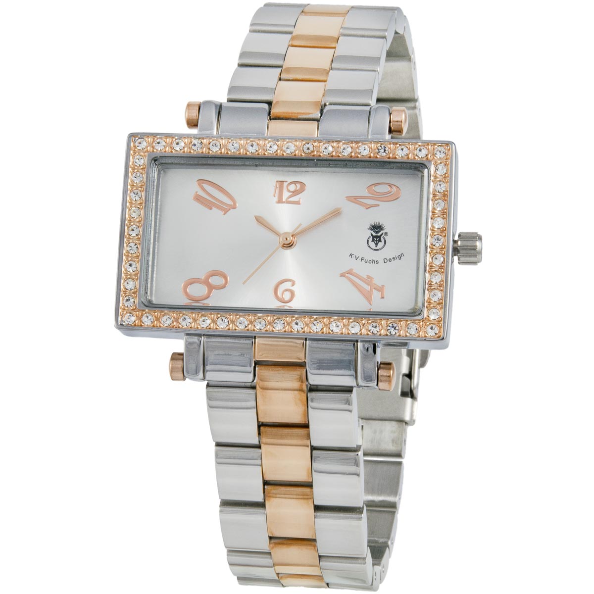 K.V. Fuchs Design, Armbanduhr, Damen, Zirkonia - 14041910 K.V. Fuchs Design, Armbanduhr, Damen, Zirkonia - 14041910