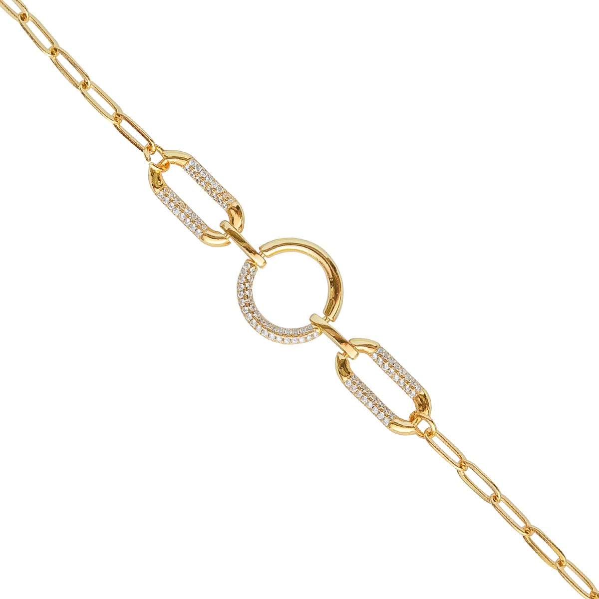 K.V. Fuchs Design Schmuck Damen Armband in gold mit Zirkonia in weiß »A-22-46« K.V. Fuchs Design Schmuck Damen Armband in gold mit Zirkonia in weiß »A-22-46«