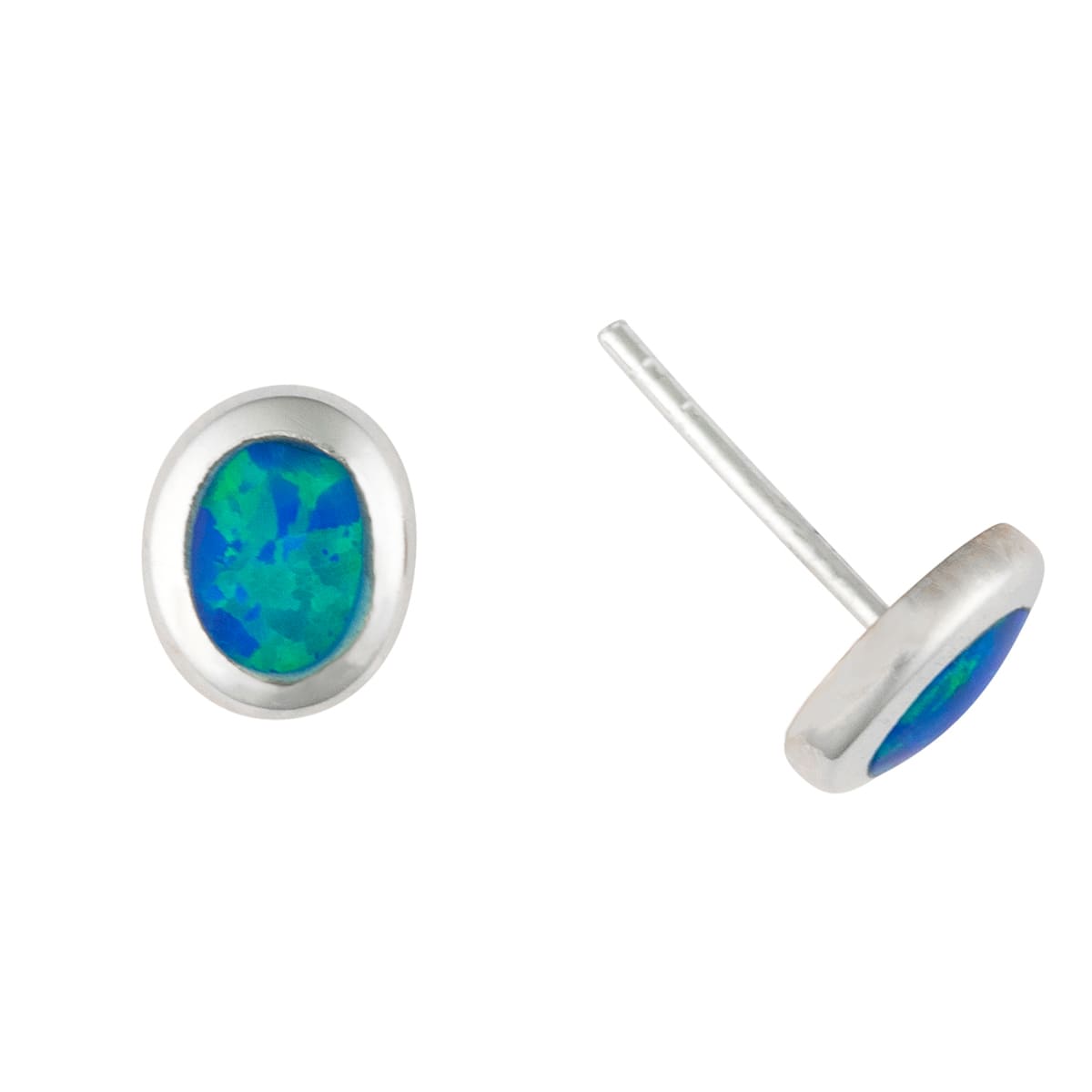 Ohrstecker Silber mit Opal 2903 Ohrstecker Silber mit Opal 2903