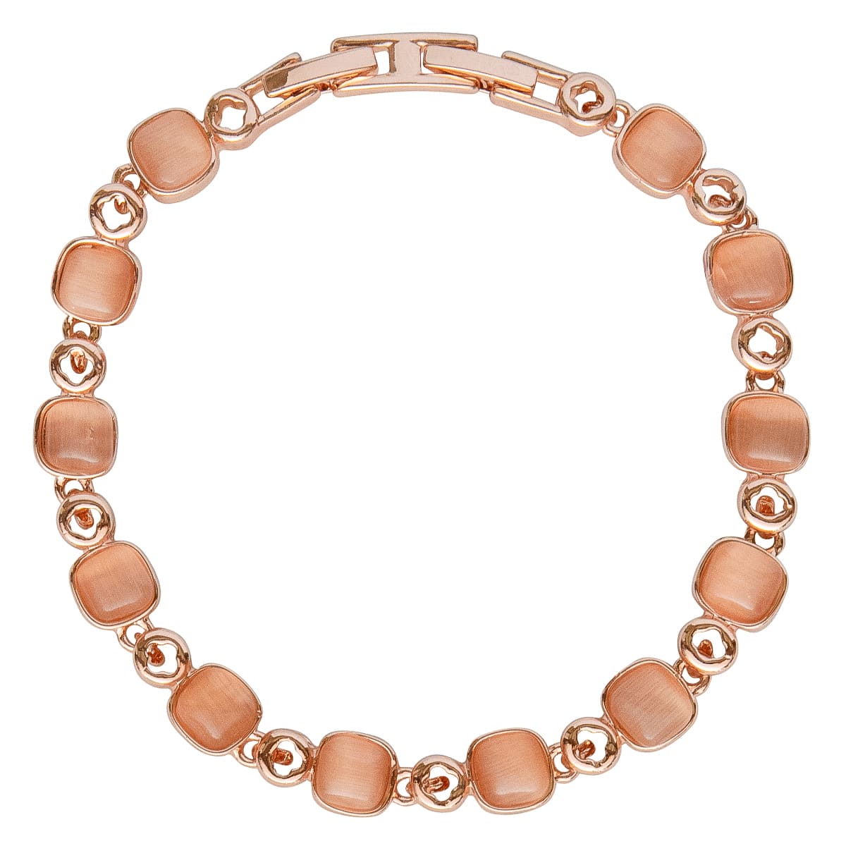 K.V. Fuchs Design Schmuck Damen Armband in rotgold mit Schmucksteinen in mondstein »A-24-26« K.V. Fuchs Design Schmuck Damen Armband in rotgold mit Schmucksteinen in mondstein »A-24-26«