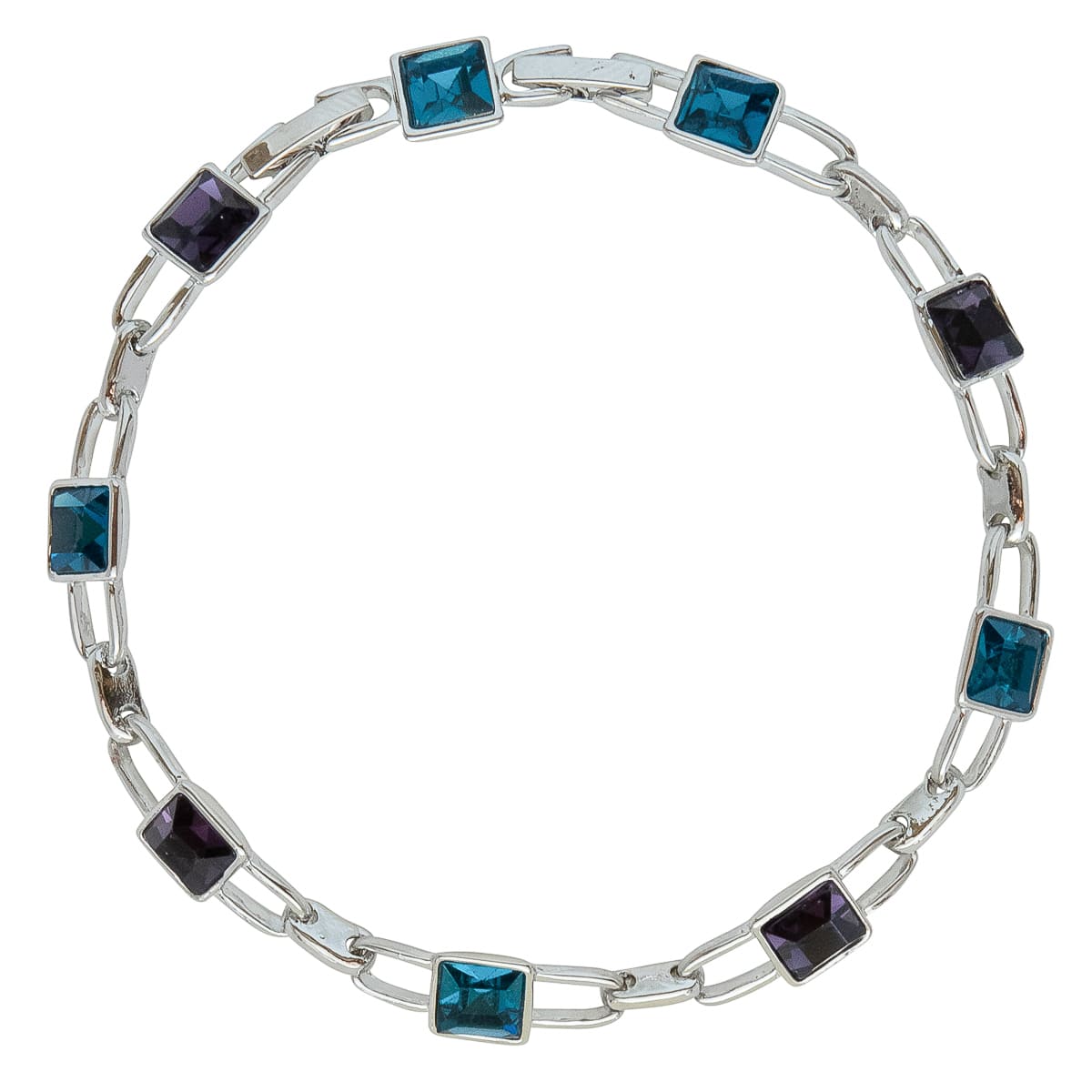 K.V. Fuchs Design Schmuck Damen Armband in silber mit Schmucksteinen in blau-violett »A-22-44« K.V. Fuchs Design Schmuck Damen Armband in silber mit Schmucksteinen in blau-violett »A-22-44«