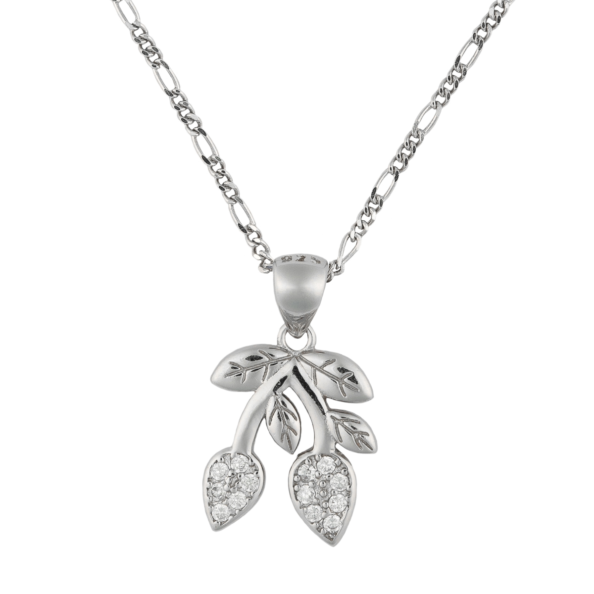 K.V. Fuchs Design Schmuck Damen Kirsche Silberkette und Anhänger 925 Sterling Silver mit Zirkonia in weiß »ZI-5919« K.V. Fuchs Design Schmuck Damen Kirsche Silberkette und Anhänger 925 Sterling Silver mit Zirkonia in weiß »ZI-5919«