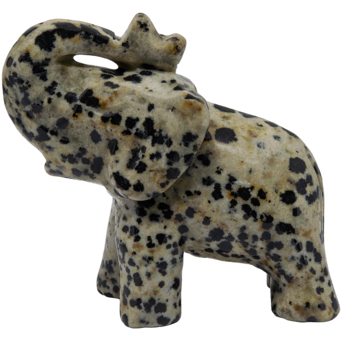 Edelstein-Figur Elefant E-03 Dalmatinerjaspis - 14041156 Edelstein-Figur Elefant E-03 Dalmatinerjaspis - 14041156