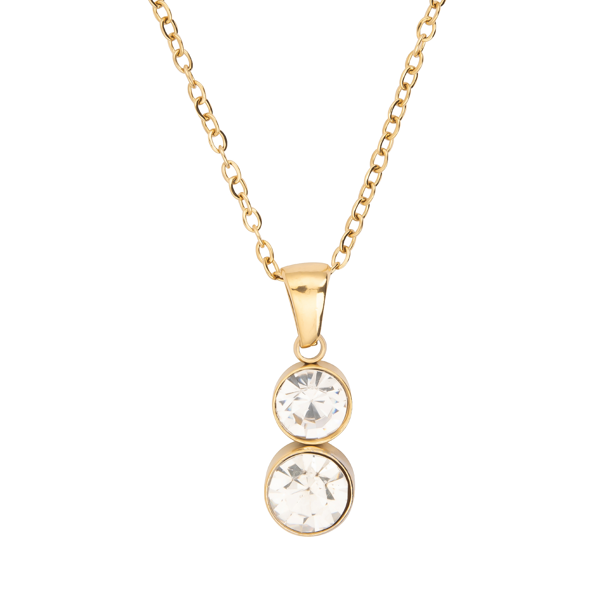 K.V. Fuchs Design Schmuck Damen Edelstahl Kette mit Anhänger und Zirkonia »ED-Kette-2902« K.V. Fuchs Design Schmuck Damen Edelstahl Kette mit Anhänger und Zirkonia »ED-Kette-2902«