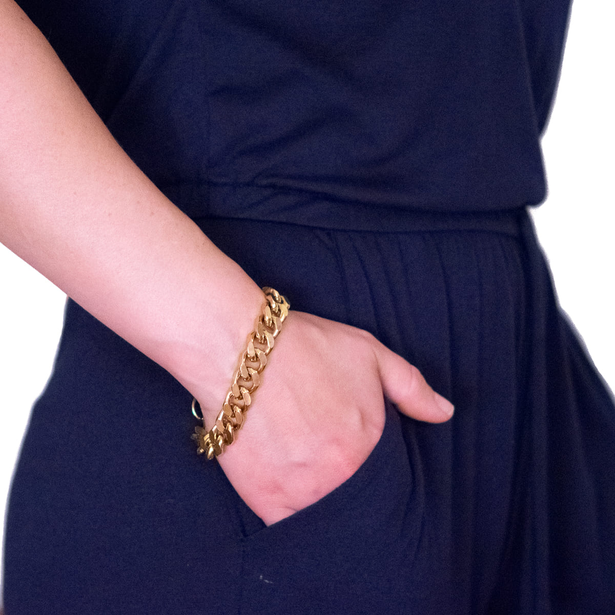 K.V. Fuchs Design Schmuck Damen Armband Panzerkette in gold »A-29-08« K.V. Fuchs Design Schmuck Damen Armband Panzerkette in gold »A-29-08«