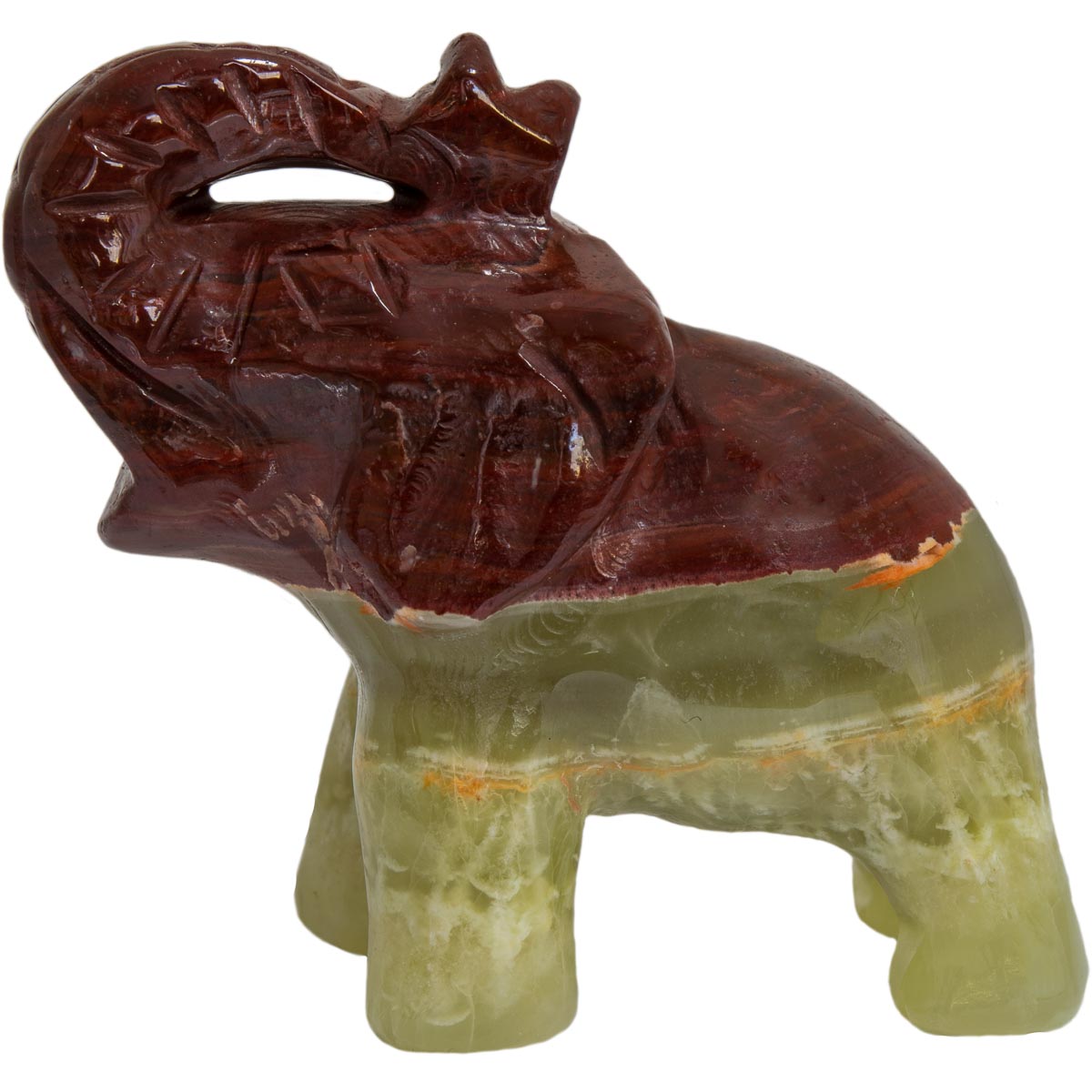 Edelstein-Figur Elefant E-35 Pakistan Onyx Edelstein-Figur Elefant E-35 Pakistan Onyx