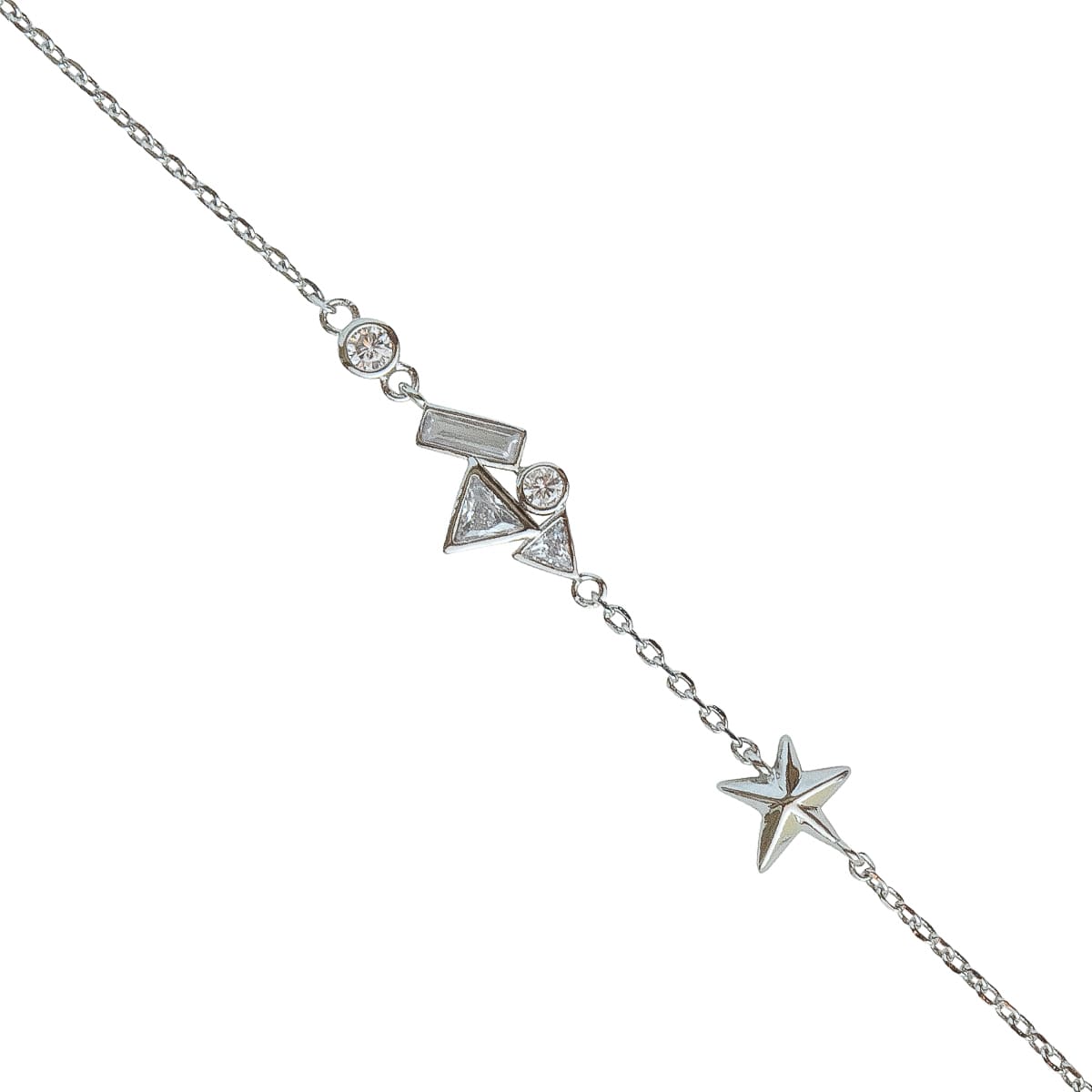K.V. Fuchs Design Schmuck Damen Armband in silber mit Schmucksteinen in weiß »A-22-42« K.V. Fuchs Design Schmuck Damen Armband in silber mit Schmucksteinen in weiß »A-22-42«