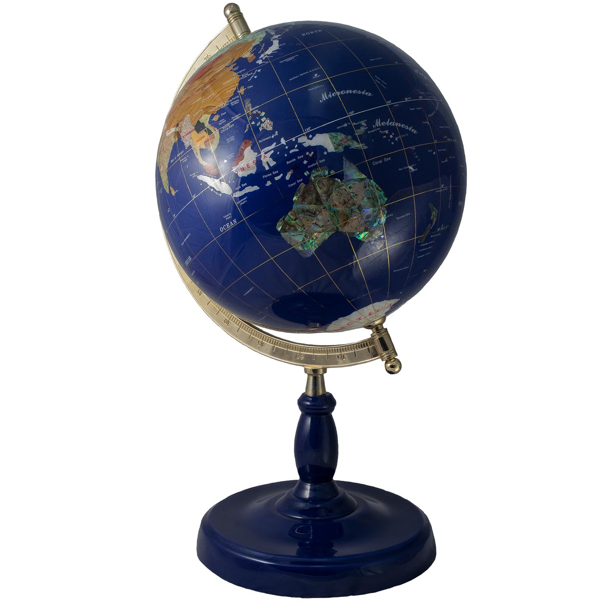 Edelstein-Globus 330mm Einfuß Blau - 14041174 Edelstein-Globus 330mm Einfuß Blau - 14041174