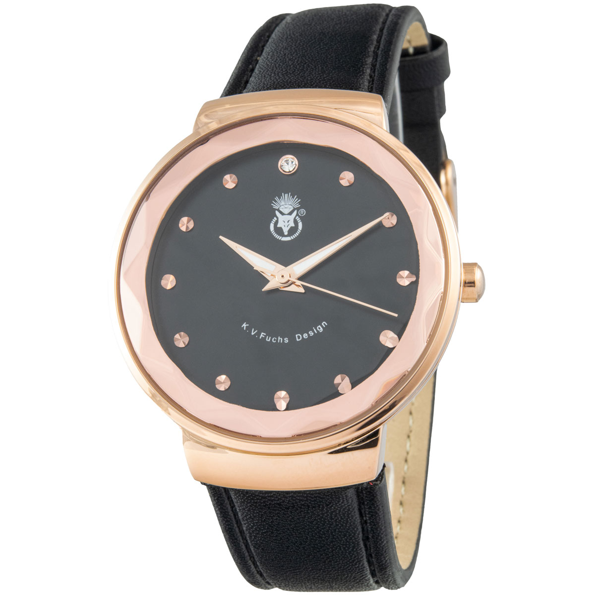 K.V. Fuchs Design, Armbanduhr, Damen, Zirkonia - 14041823 K.V. Fuchs Design, Armbanduhr, Damen, Zirkonia - 14041823