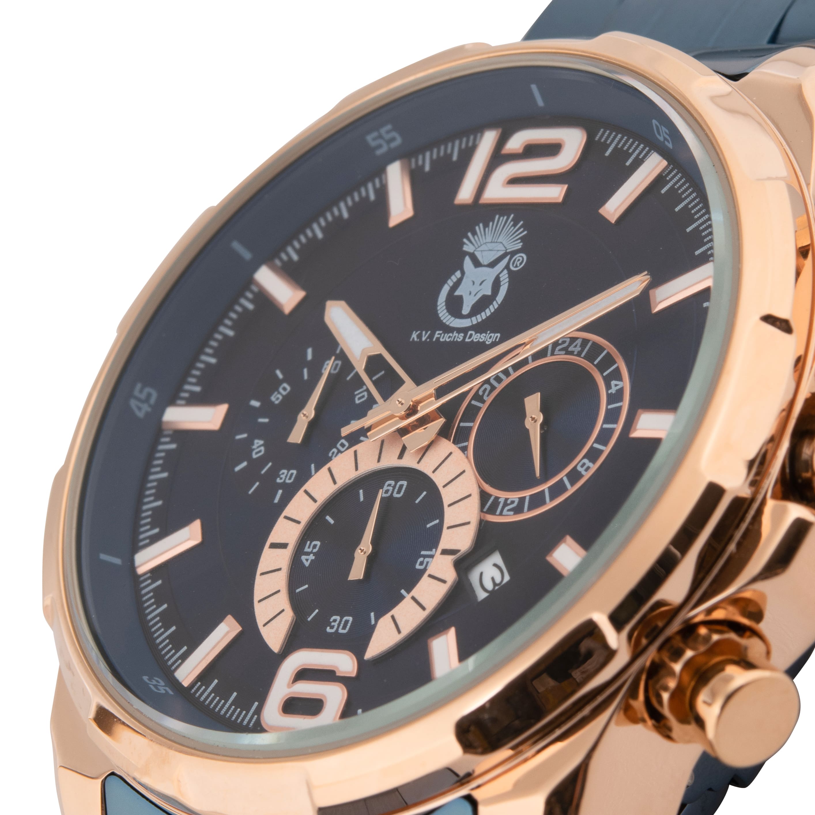 Herren Quarzuhr Edelstahl 9902
