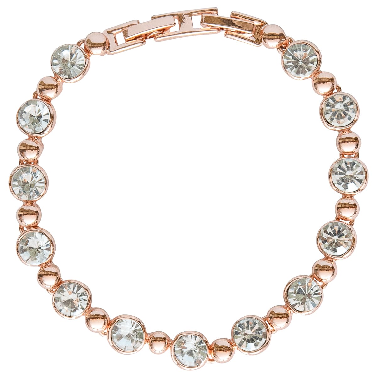 K.V. Fuchs Design Schmuck Damen Armband in rotgold mit Zirkonia in weiß »A-24-14« K.V. Fuchs Design Schmuck Damen Armband in rotgold mit Zirkonia in weiß »A-24-14«