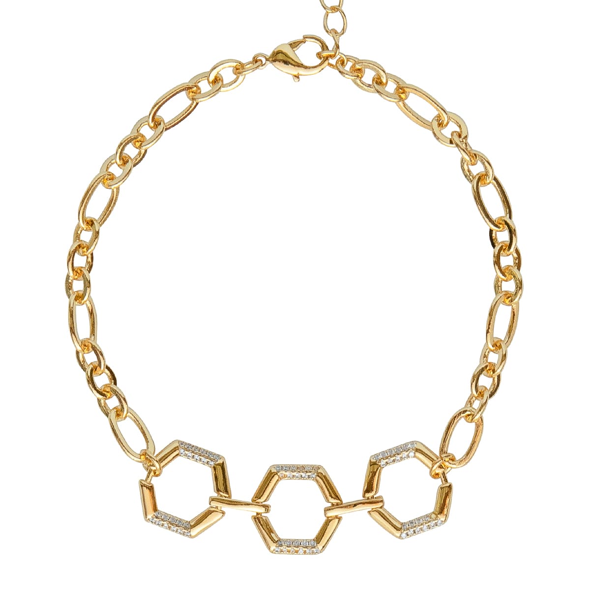 K.V. Fuchs Design Schmuck Damen Armband in gold mit Zirkonia in weiß »A-22-37« K.V. Fuchs Design Schmuck Damen Armband in gold mit Zirkonia in weiß »A-22-37«