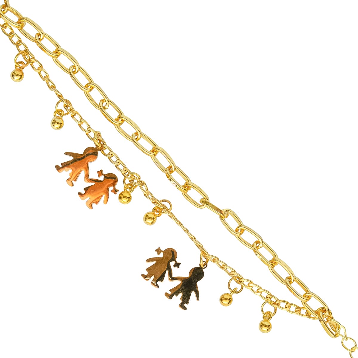 K.V. Fuchs Design Schmuck Damen Bettelarmband Best Friends in gold »A-22-57« K.V. Fuchs Design Schmuck Damen Bettelarmband Best Friends in gold »A-22-57«