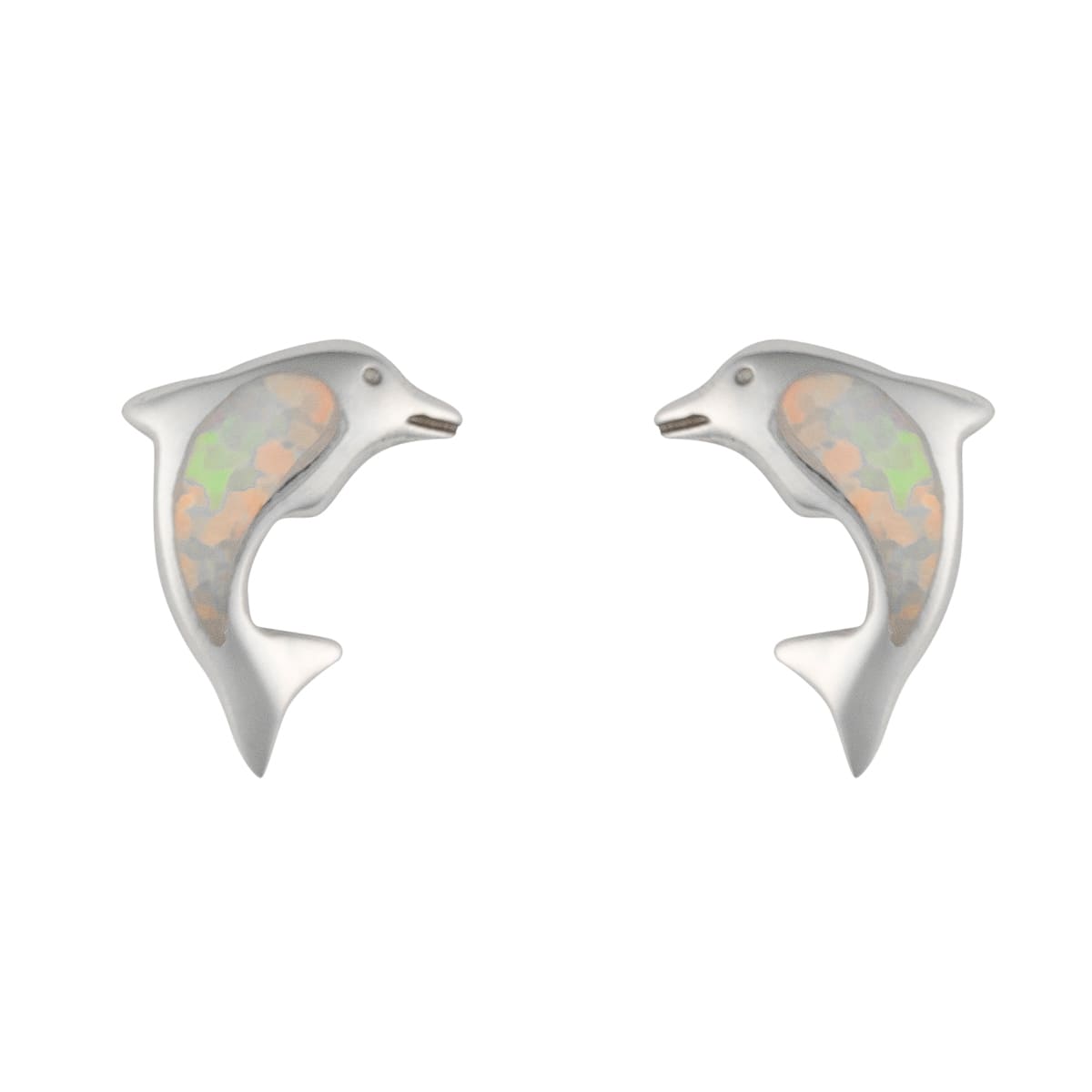 Ohrstecker Silber mit Recon-Opal 2901 Ohrstecker Silber mit Recon-Opal 2901