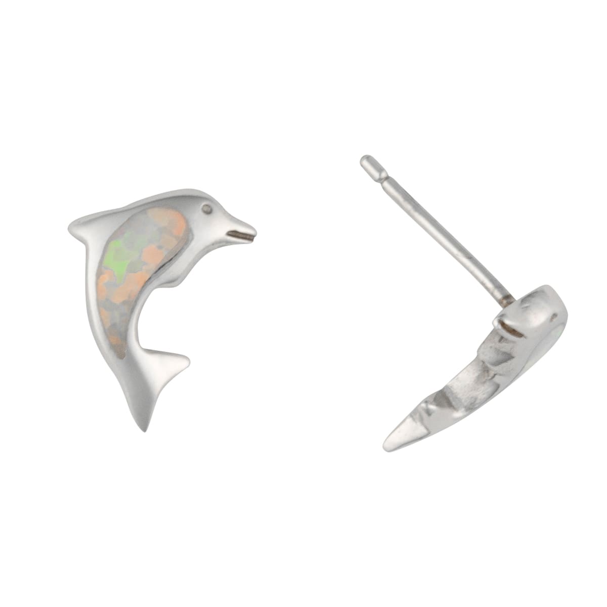 Ohrstecker Silber mit Recon-Opal 2901 Ohrstecker Silber mit Recon-Opal 2901
