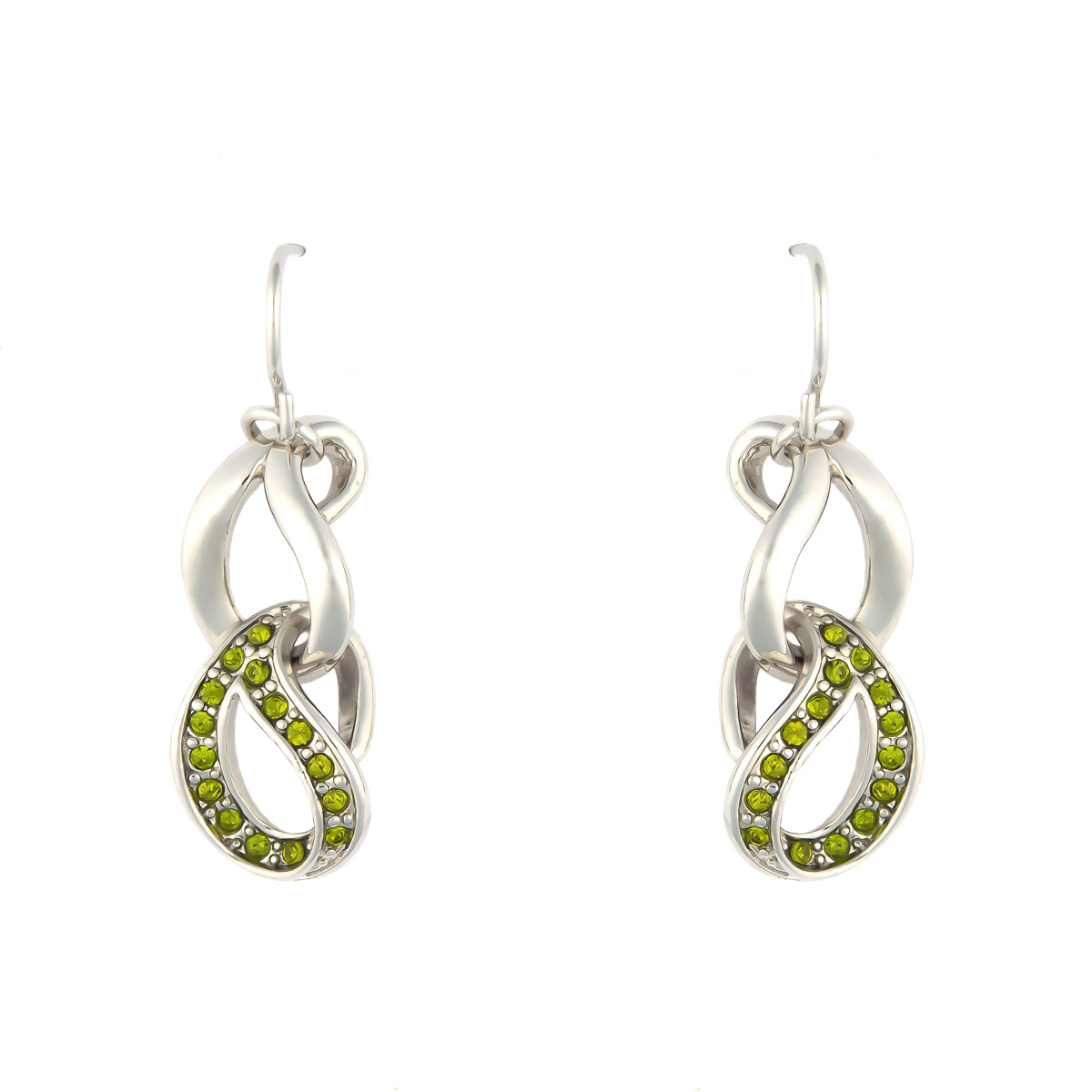 K.V. Fuchs Design Schmuck Damen Ohrhänger in silber mit Zirkonia in grün »O-1542« K.V. Fuchs Design Schmuck Damen Ohrhänger in silber mit Zirkonia in grün »O-1542«