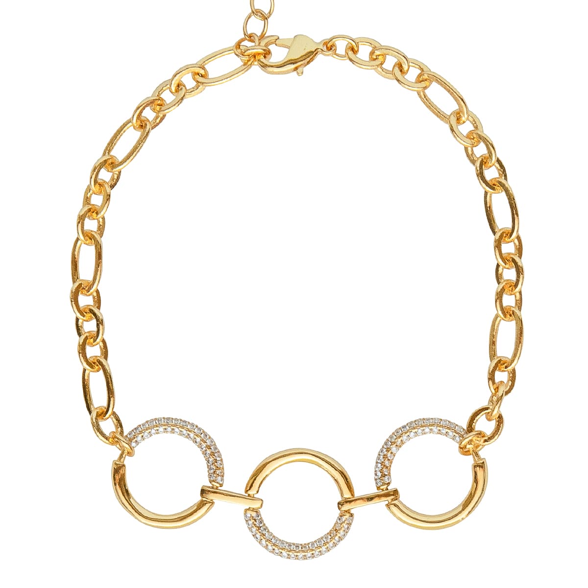 K.V. Fuchs Design Schmuck Damen Armband in gold mit Zirkonia in weiß »A-24-38« K.V. Fuchs Design Schmuck Damen Armband in gold mit Zirkonia in weiß »A-24-38«