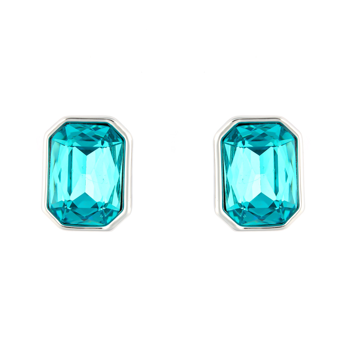 K.V. Fuchs Design Schmuck Damen Ohrstecker in silber mit Baguettesteinen in aquamarin »O-1563« K.V. Fuchs Design Schmuck Damen Ohrstecker in silber mit Baguettesteinen in aquamarin »O-1563«