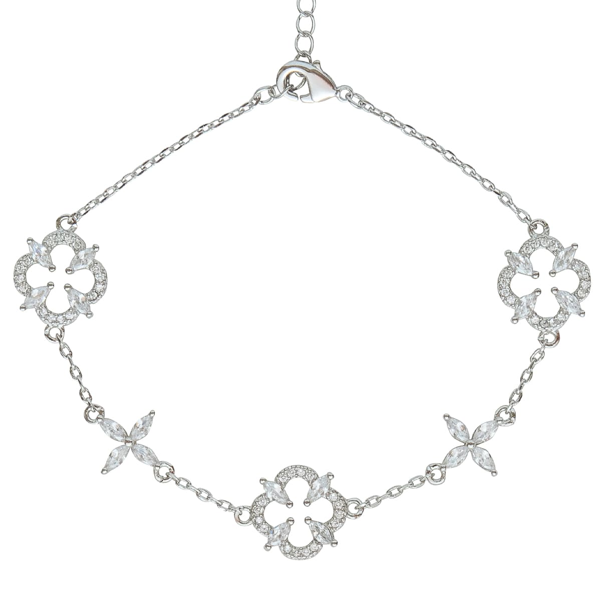 K.V. Fuchs Design Schmuck Damen Armband in silber mit Zirkonia in weiß »A-24-13« K.V. Fuchs Design Schmuck Damen Armband in silber mit Zirkonia in weiß »A-24-13«