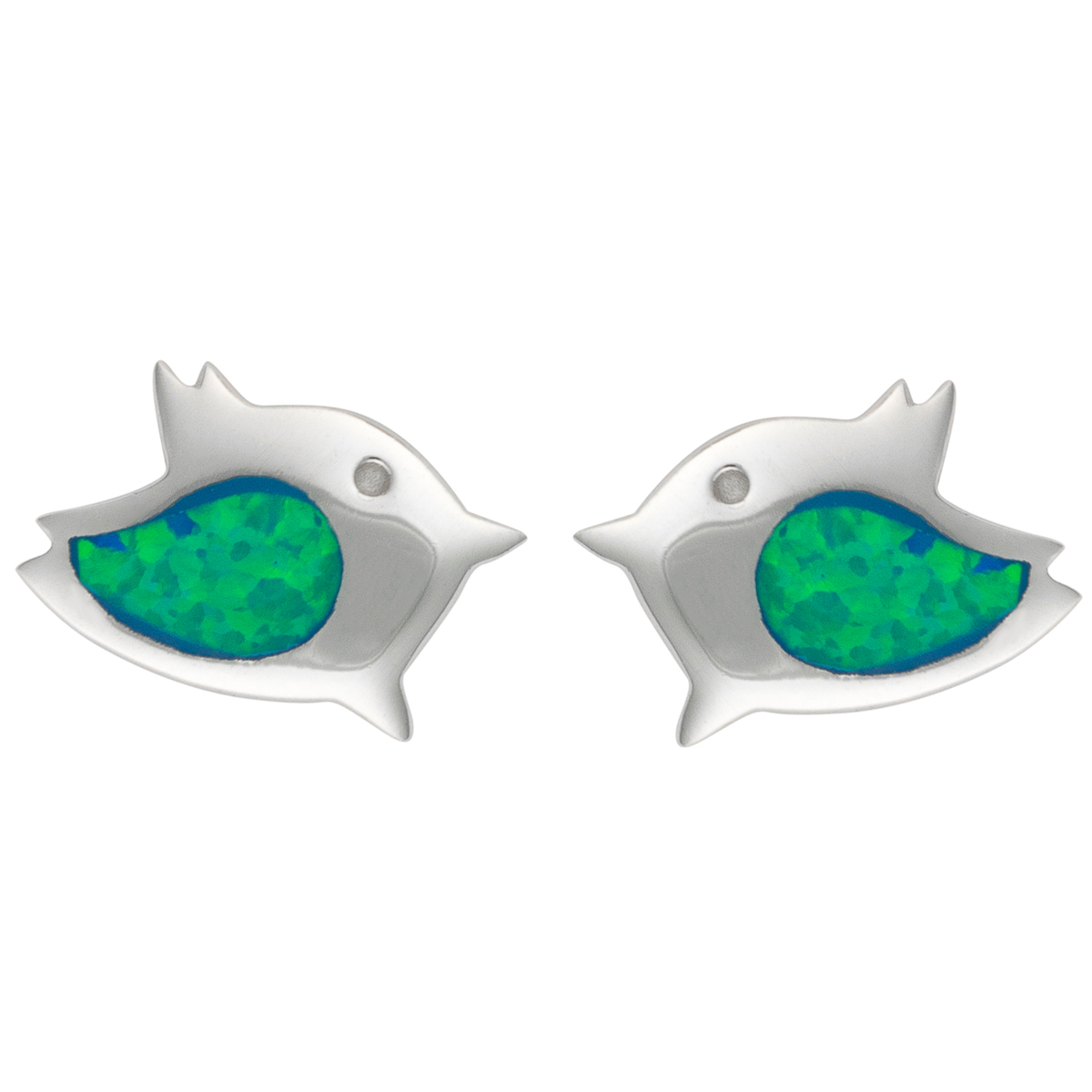Ohrstecker Silber mit Recon-Opal 5901 Ohrstecker Silber mit Recon-Opal 5901
