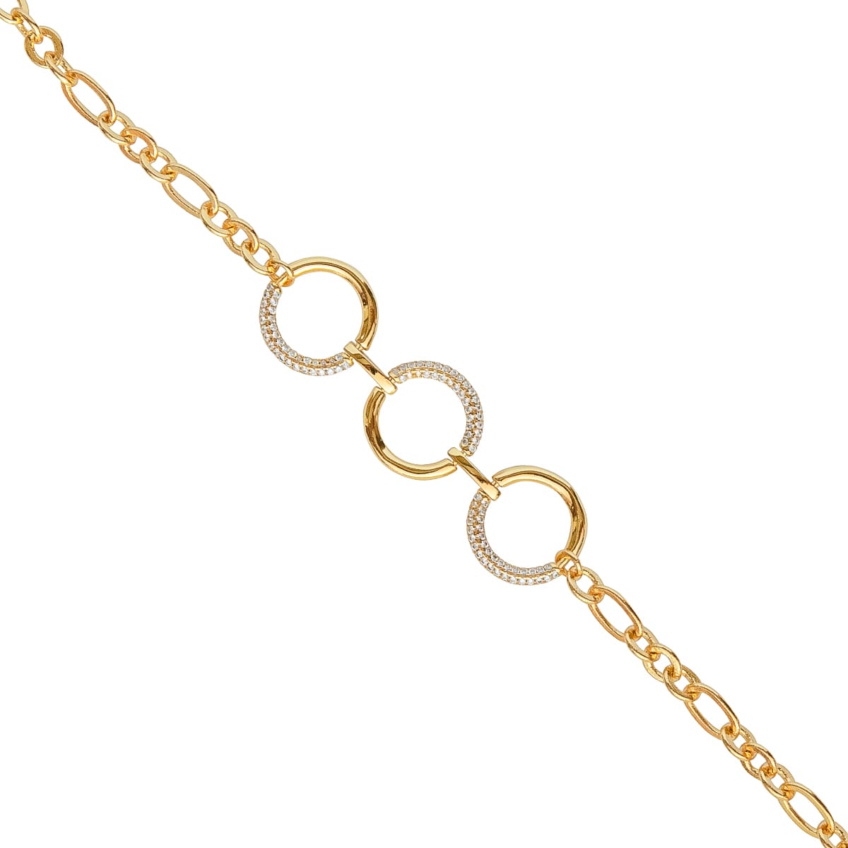 K.V. Fuchs Design Schmuck Damen Armband in gold mit Zirkonia in weiß »A-22-38« K.V. Fuchs Design Schmuck Damen Armband in gold mit Zirkonia in weiß »A-22-38«