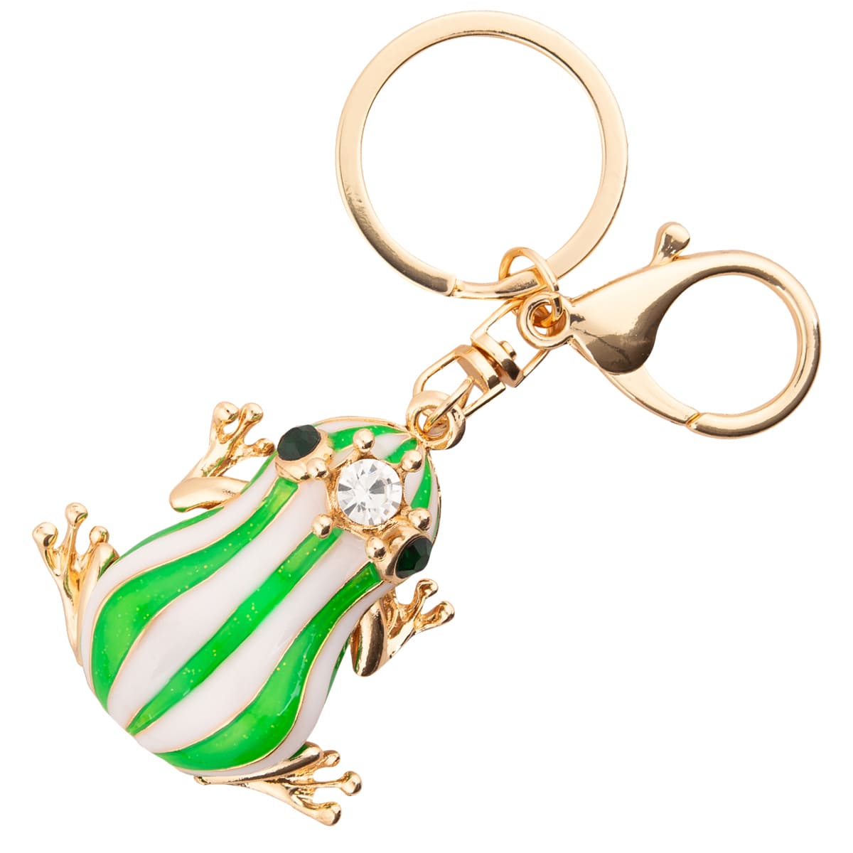 K.V. Fuchs Design Schmuck Frosch mit Krone Anhänger für Handtasche, Koffer, Schlüsselbund mit Zirkonia »Acc-Frosch-Krone« K.V. Fuchs Design Schmuck Frosch mit Krone Anhänger für Handtasche, Koffer, Schlüsselbund mit Zirkonia »Acc-Frosch-Krone«