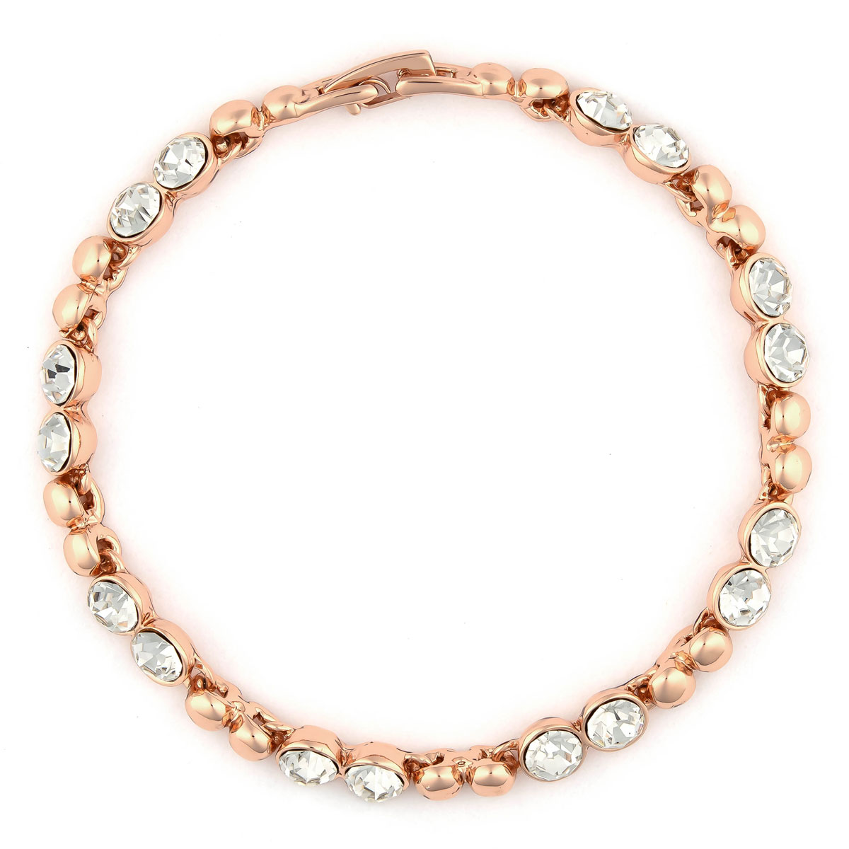 K.V. Fuchs Design Schmuck Damen Armband in rotgold mit Zirkonia in weiß »A-22-23« K.V. Fuchs Design Schmuck Damen Armband in rotgold mit Zirkonia in weiß »A-22-23«