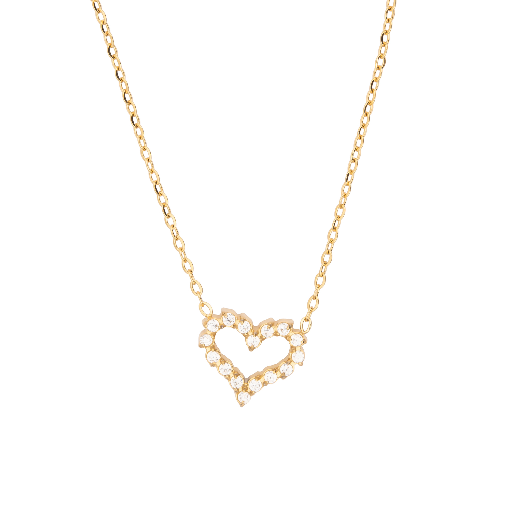 K.V. Fuchs Design Schmuck Damen Edelstahl Kette mit Anhänger und Zirkonia »ED-Kette-2904« K.V. Fuchs Design Schmuck Damen Edelstahl Kette mit Anhänger und Zirkonia »ED-Kette-2904«