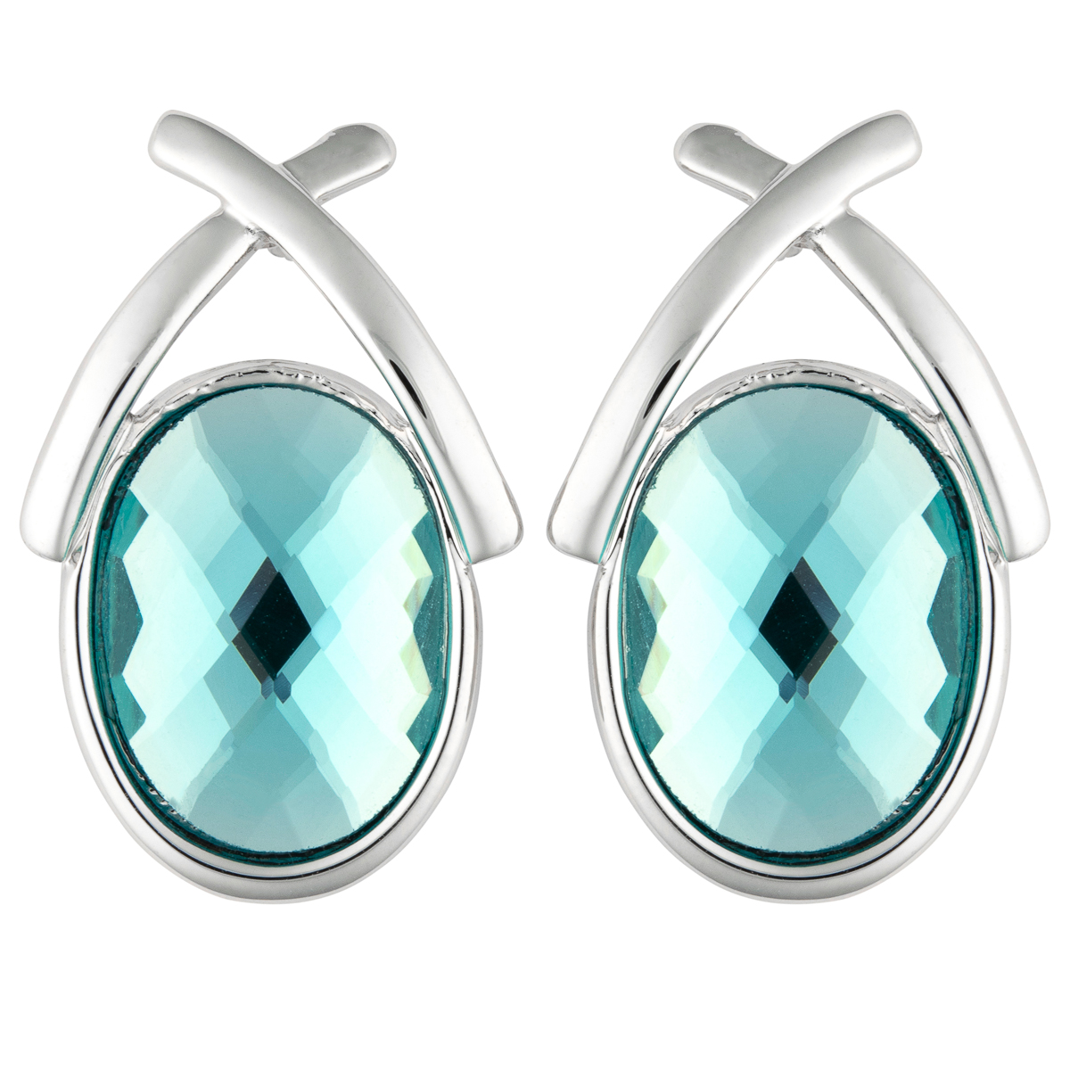 K.V. Fuchs Design Schmuck Damen Ohrstecker in silber mit Schmuckstein in blau »O-1916« K.V. Fuchs Design Schmuck Damen Ohrstecker in silber mit Schmuckstein in blau »O-1916«