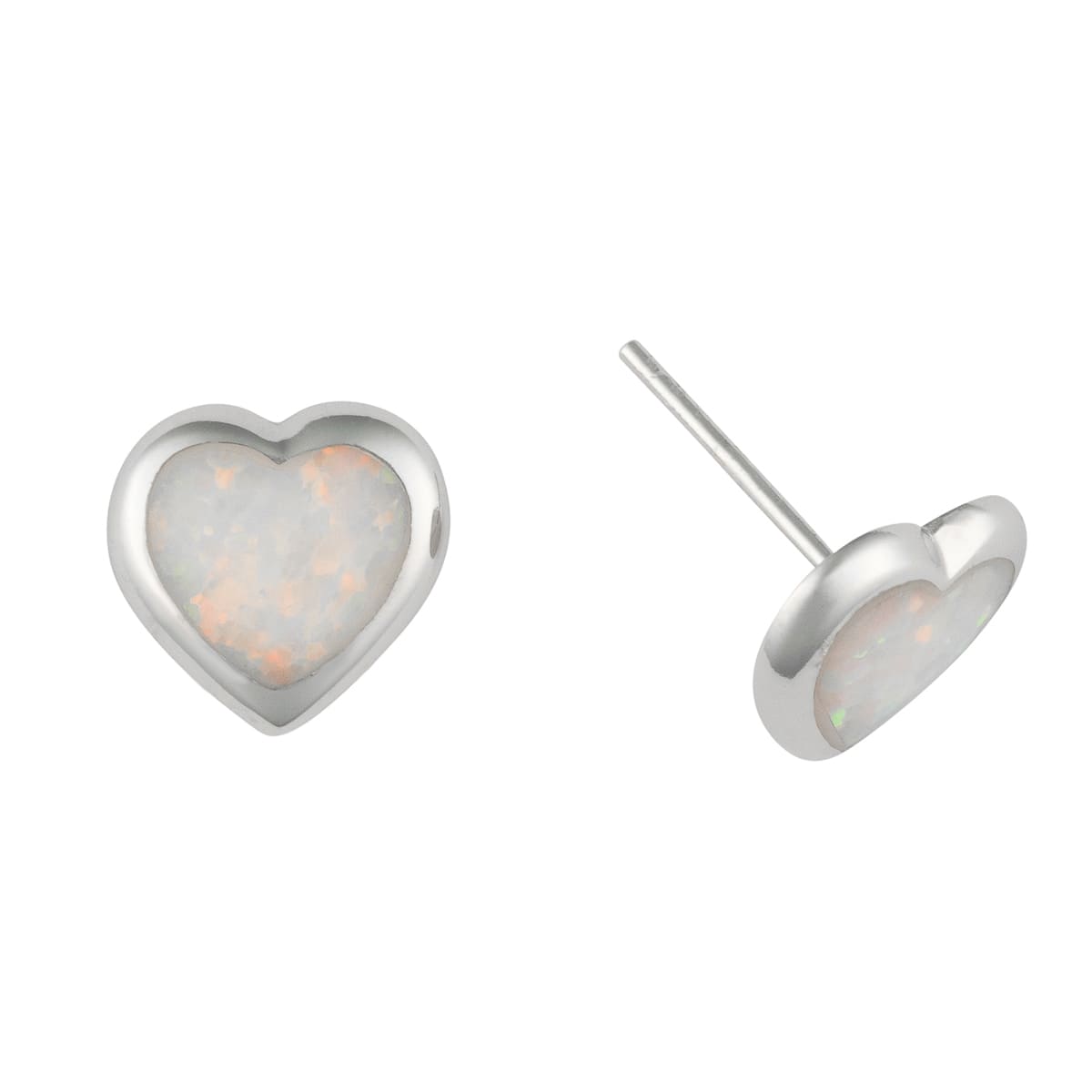 Ohrstecker Silber mit Recon-Opal 3901 Ohrstecker Silber mit Recon-Opal 3901