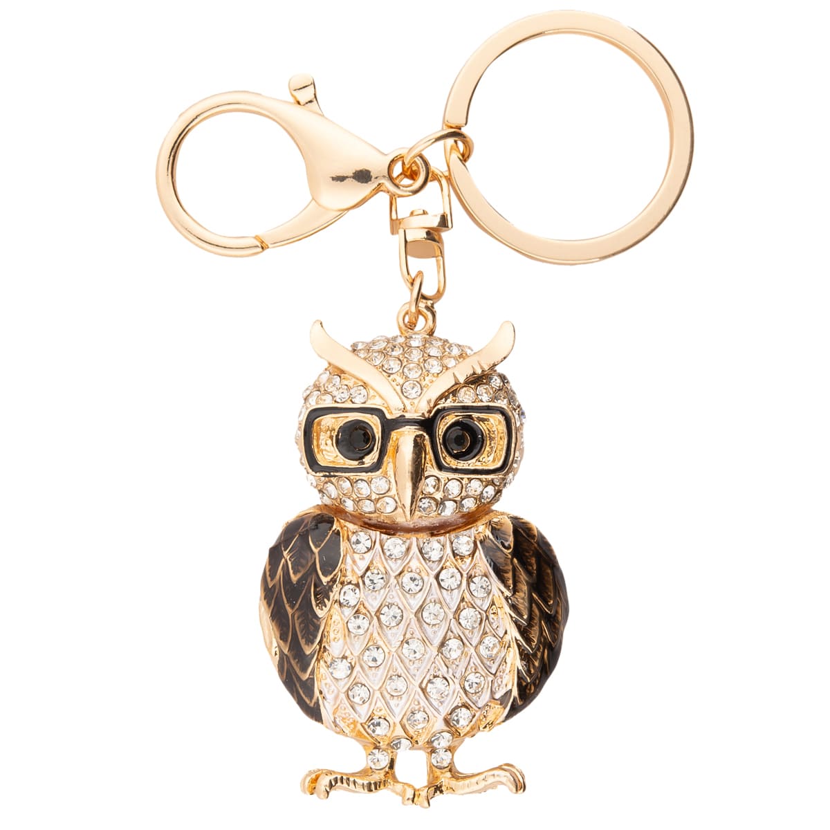 K.V. Fuchs Design Schmuck Uhu mit Brille Anhänger für Handtasche, Koffer, Schlüsselbund mit Zirkonia »Acc-Uhu-Brille« K.V. Fuchs Design Schmuck Uhu mit Brille Anhänger für Handtasche, Koffer, Schlüsselbund mit Zirkonia »Acc-Uhu-Brille«